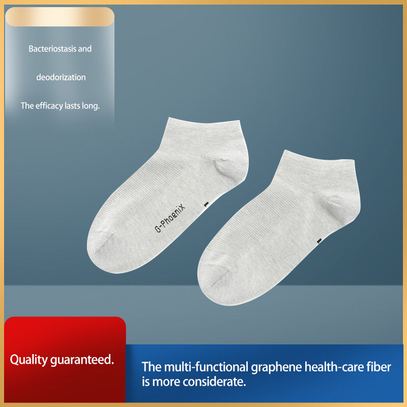 xinchaofuzhuang  High - quality single - layer graphene socks（Starting from 20 boxes）7A-level antibacterial, breathable and moisture-absorbing