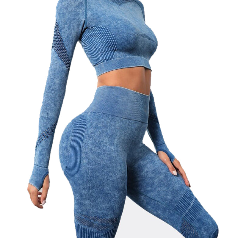 chentao Frosted yoga long sleeve set(Please consult customer service for pricing) The pants are thickened on the outside