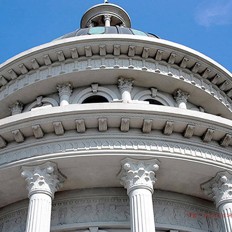 sanweiyishu High-Strength Weather-Resistant GRC Decorations Custom Exterior Wall Components Exclusive for Villas, Hotels & Garden Landscapes(Please consult customer service for pricing)