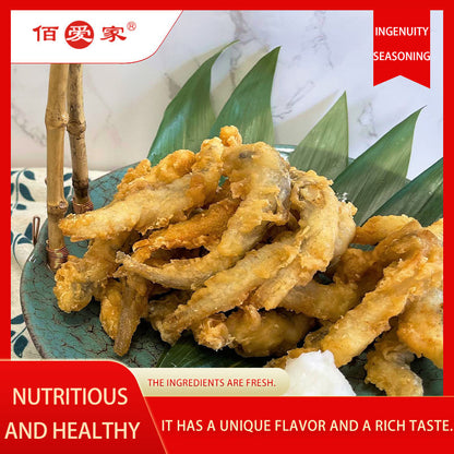 baiaijia  Deep - Fried Threadfin Bream in Tempura Style （100 pieces）Crispy on the outside and tender on the inside, fresh and delicious.
