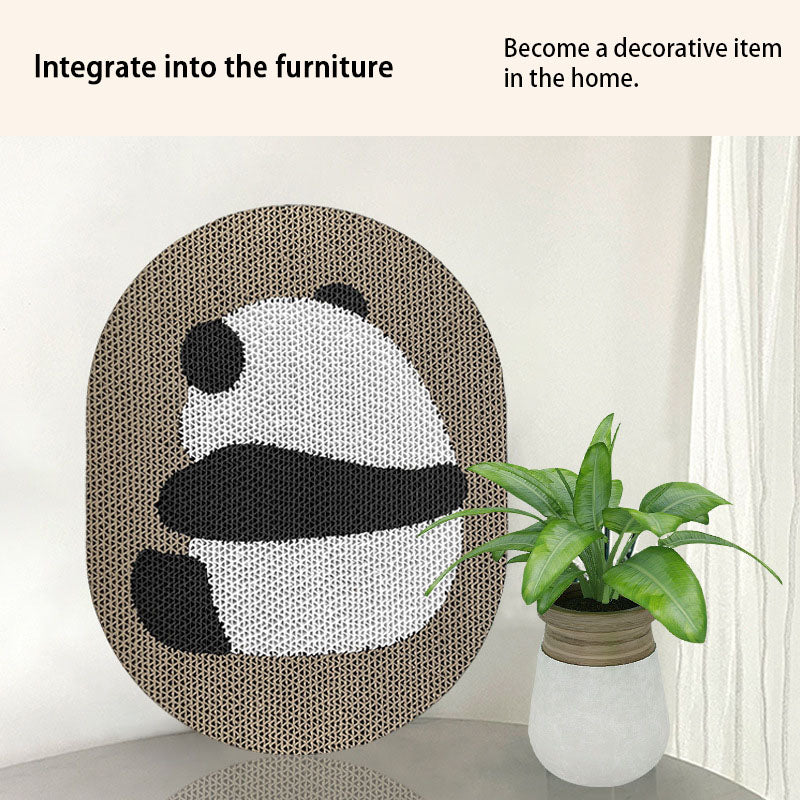 qingxitanye  Printed irregular - shaped cat scratching mat（price inquiry） Unique patterns, multi-dimensional scratching