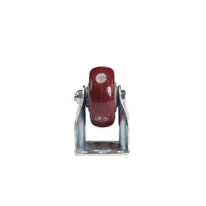 bainian GP Medium 3 inch Red PU Fixed Wheel