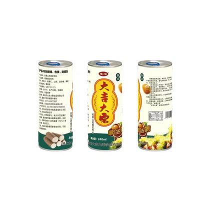 DaJI DaLi Chestnut and Yam Fruit Syrup Drink（7 yuan/can）The minimum order quantity is 15,000 cases.