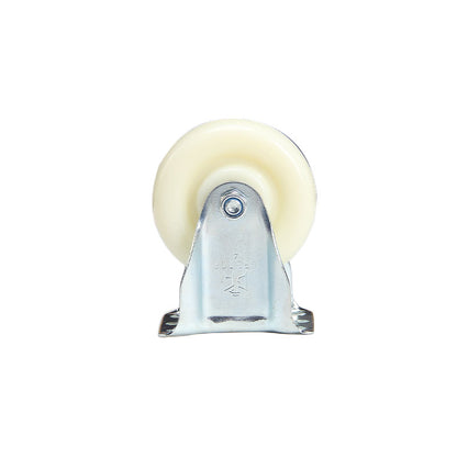 bainian GP Medium 3" White PP Fixed Wheels
