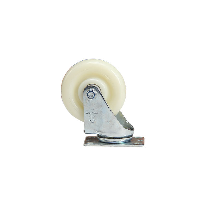 bainian GP Medium 3" White PP Movable Wheels