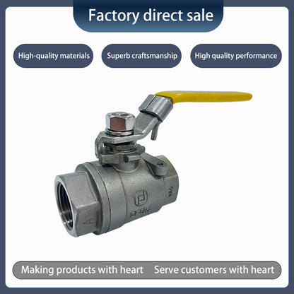 qingtang Two-piece threaded ball valve328TF010F20A1DRAF（Price consulting customer service）precision machining,Pressure and damage resistance