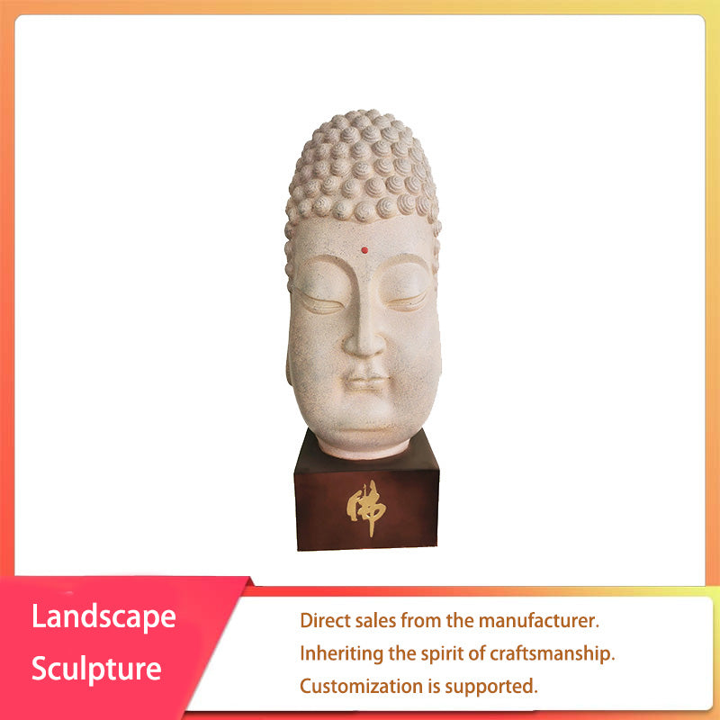 sanweiyishu Buddha's head（Price consultation. Customization is supported.）The Compassionate Appearance of the Buddha, the Radiance of the Buddha that has Lasted for a Thousand Years