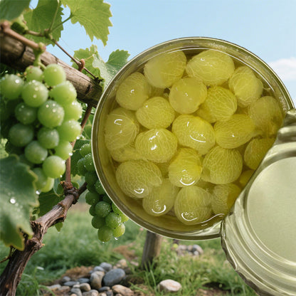 huayushipin Canned Grapes in syrup（Specific prices consult customer service）No preservatives. Flesh is full.