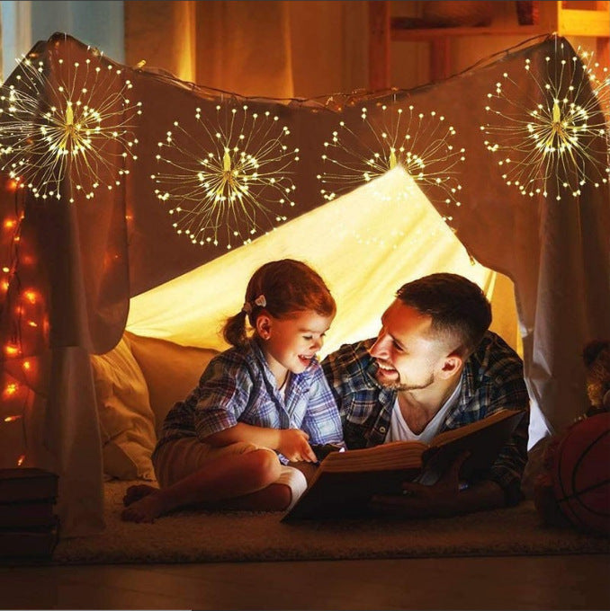 yinhendengshi Solar Hanging Fireworks Lights（50pcs/box）Easy to install   High quality performance  Outdoor waterproofing