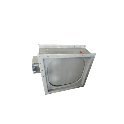 shuangyu Double Eccentric Dampers for RTO Systems (Automatic Sealed Type Switching Valve)(Please consult customer service for pricing) shock absorber Stainless steel turbine louvered dampers