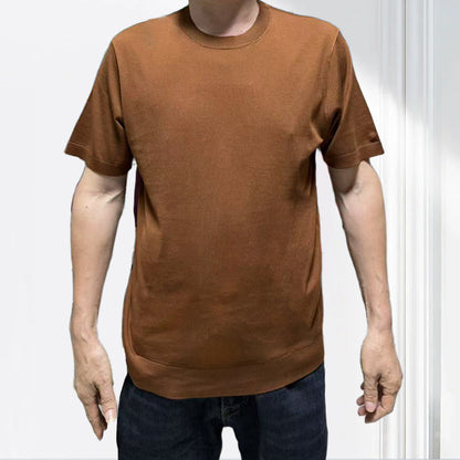 jiaoyifushi  Mens Crew Neck Short Sleeve Pullover（Price Enquiry  Starting from 100） Cotton Breathable  Casual Versatile