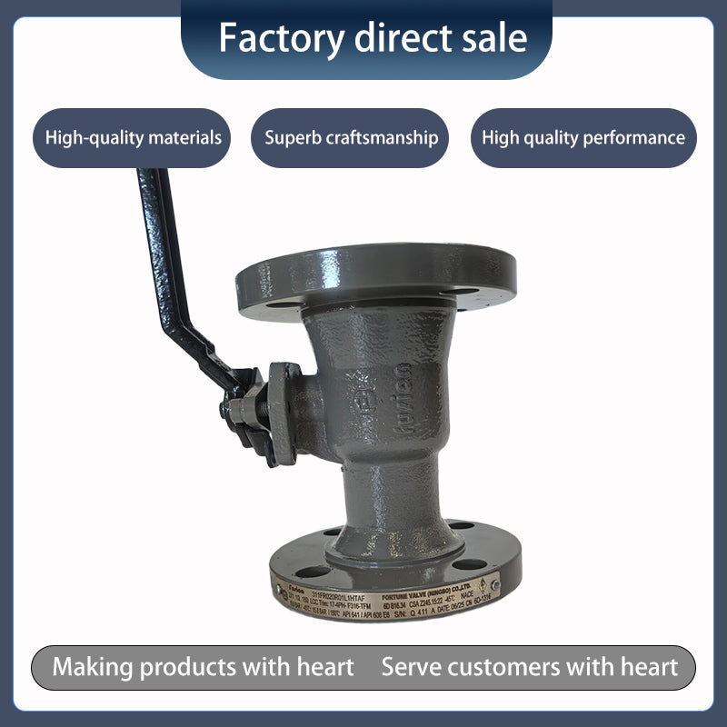 qingtang One piece flanged floating ball valve311FR020R01L1HTAF（Price consulting customer service）compact design,all-in-one molding