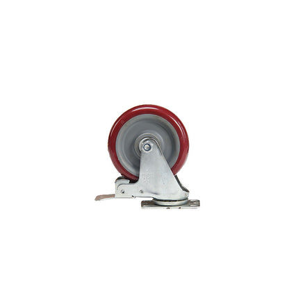 bainian GP medium 3-inch red PU brake wheels