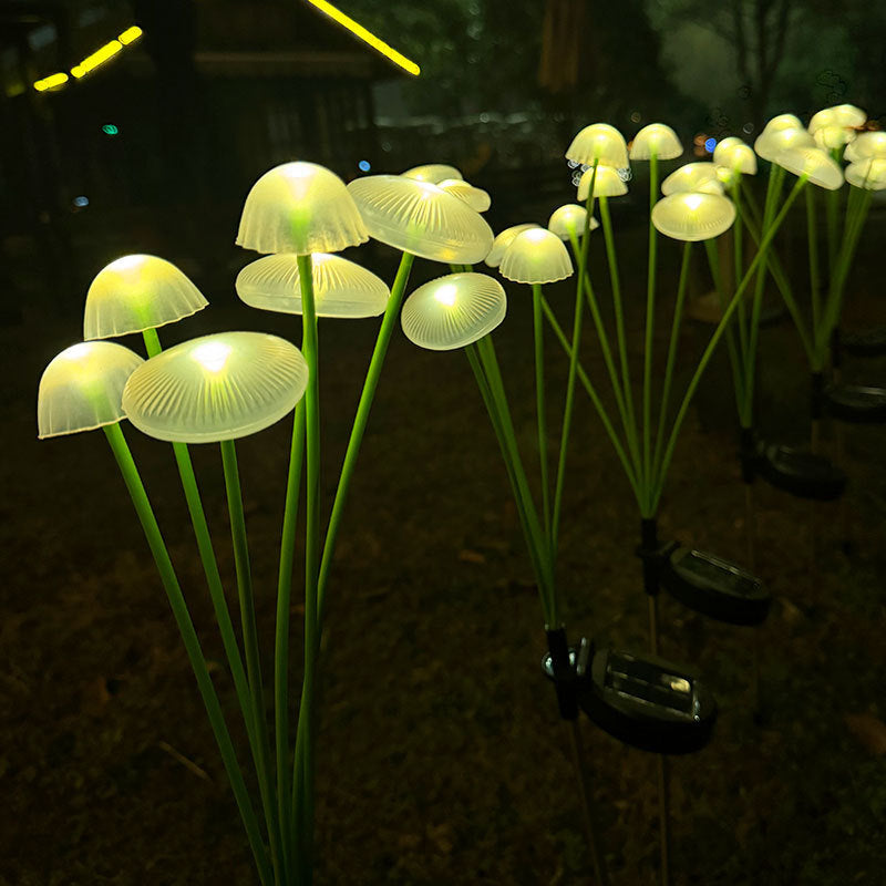 yinhendengshi Solar Ground Mushroom Light（50pcs/box）Easy to install   High quality performance  Outdoor waterproofing