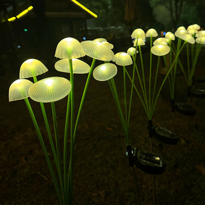 yinhendengshi Solar Ground Mushroom Light（50pcs/box）Easy to install   High quality performance  Outdoor waterproofing