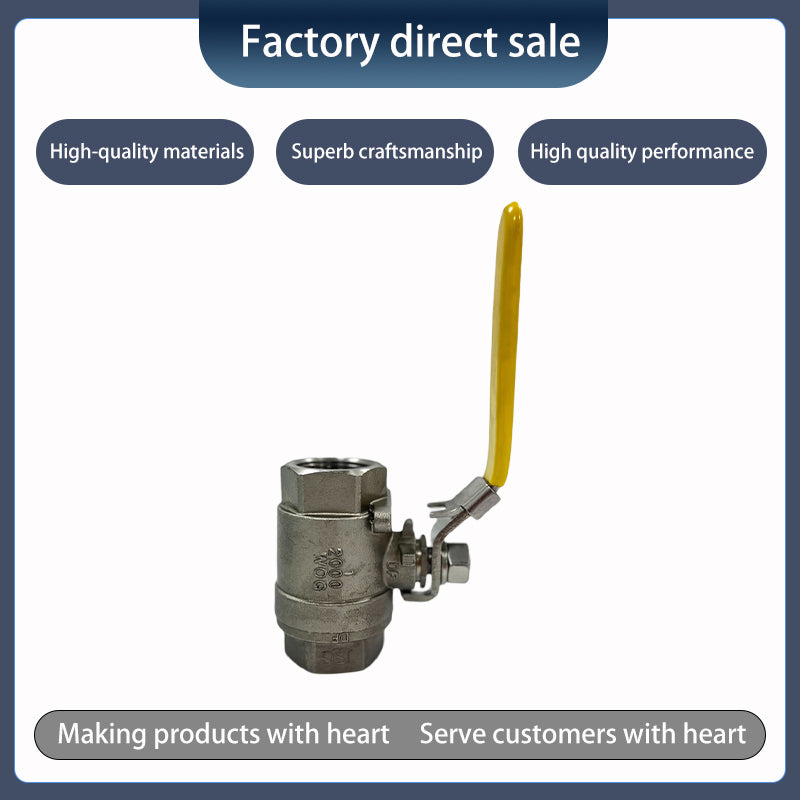 qingtang Two-piece threaded ball valve328TF010F20A1DRAF（Price consulting customer service）precision machining,Pressure and damage resistance