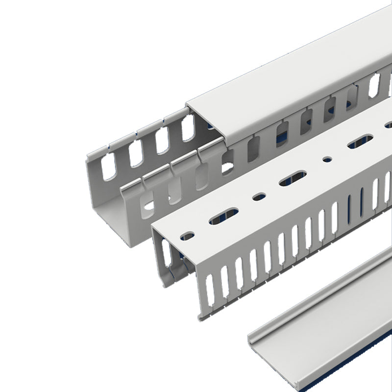 weiji pvc industrial line trough（customizable/meter (classifier)） PVC line trough Exposed plastic flame-retardant fitting trough PVC industrial line trough