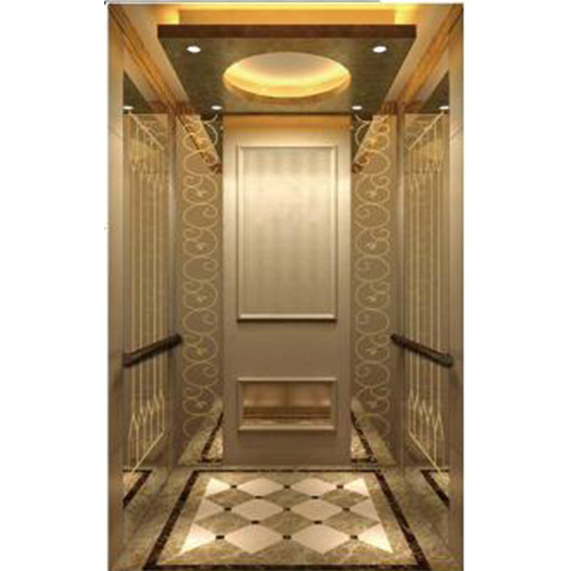 apashilongdianti Wooden decoration passenger villa elevatorAPSL-B09  Silent elevator Residential elevator