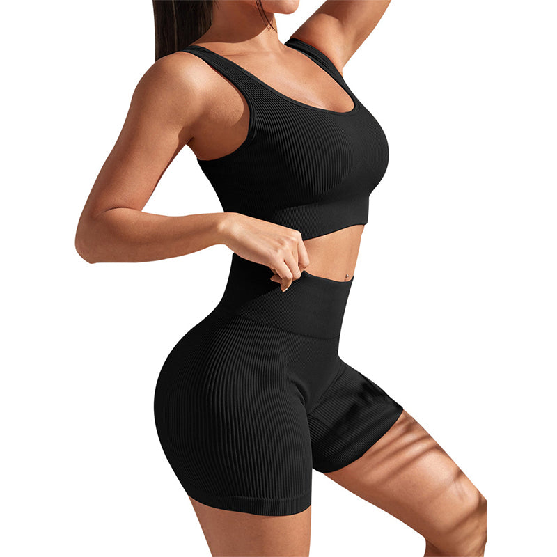 chentao Yoga vest and shorts suit(Please consult customer service for pricing)  The tracksuit is comfortable and elastic