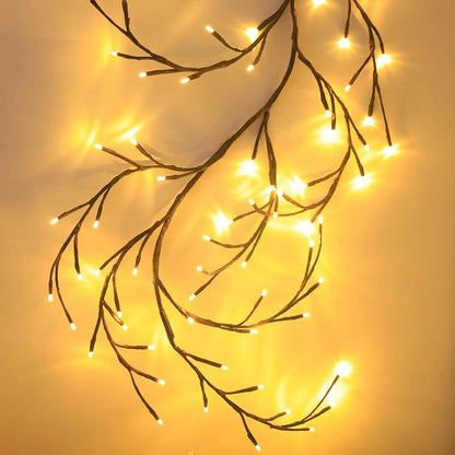 yinhendengshi  LED Vine Lights（40pcs/box）Wall-mountable  High-quality performance  Can be bent at will