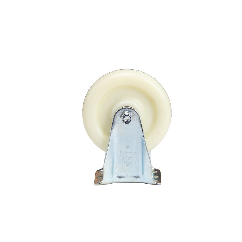 bainian GP Medium 3" White PP Fixed Wheels