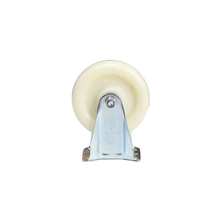 bainian GP Medium 3" White PP Fixed Wheels