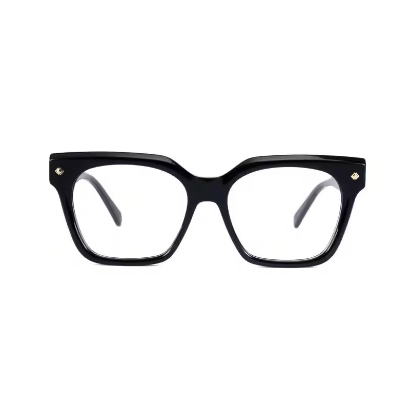 xumin Optical frame KM1032 Retro trend Square frames with thick edges Simple and versatile