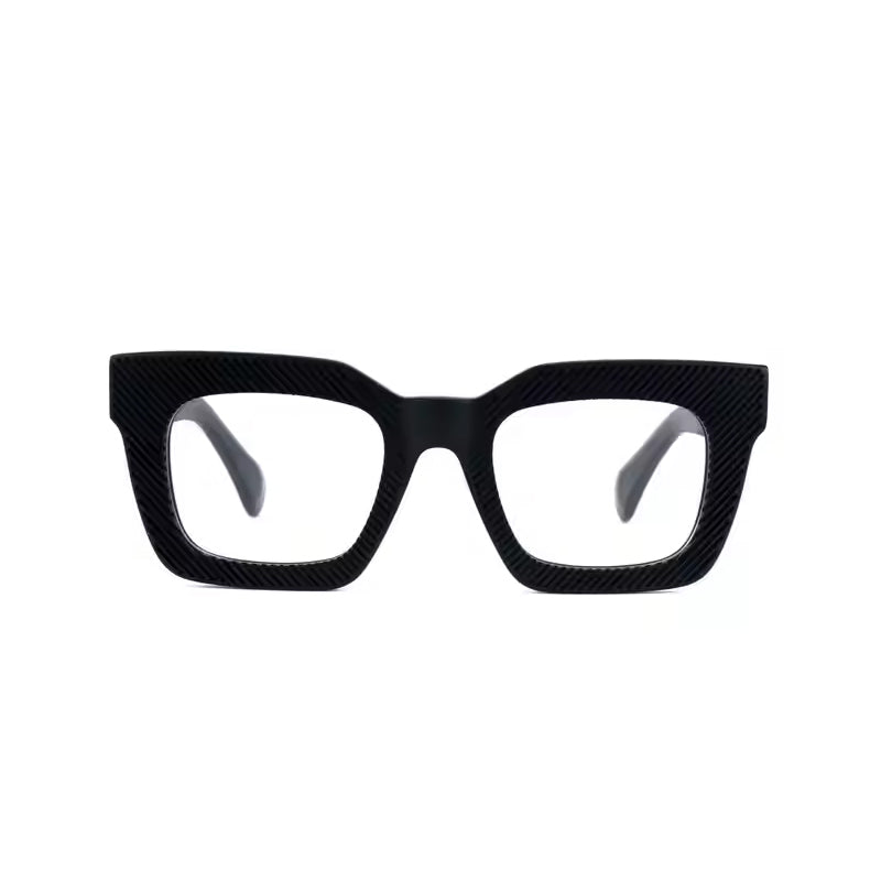 xumin Optical frame KM1027 Retro trend Square frames with thick edges Simple and versatile