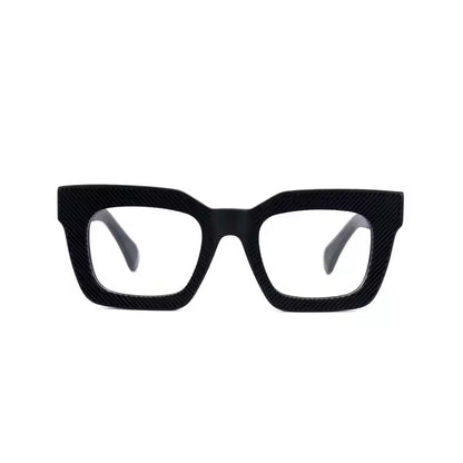 xumin Optical frame KM1027 Retro trend Square frames with thick edges Simple and versatile