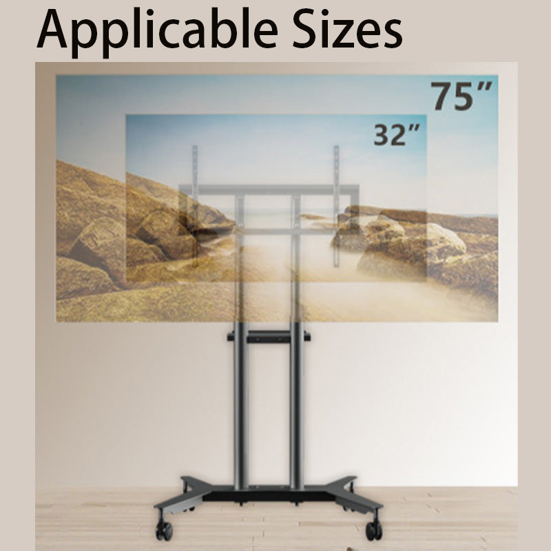 MASITE Mobile TV Stand Movable TV Mount TV Cart Hole-Free Installation Home Use Living Room & Bedroom（Ask customer service for specific prices）
