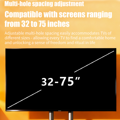 MASITE TV Stand Mobile Floor-Standing TV Cart with Wheels Floor-Standing TV Stand Smart Display Mount（Ask customer service for specific prices）