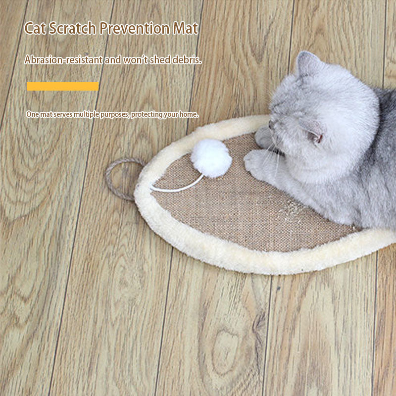 qingxitanye  Printed cat scratching pad with two balls（price inquiry） Fun interactive, abrasion-resistant and scratch-resistant
