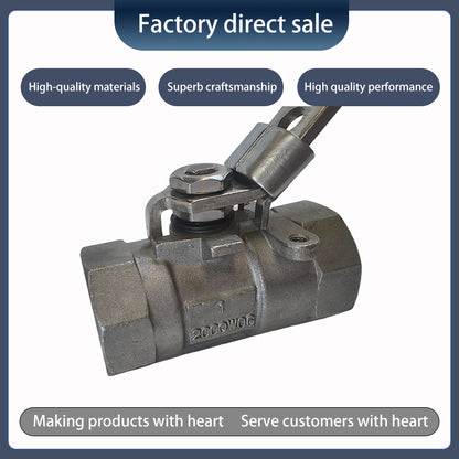 qingtang One piece cast stainless steel ball valve315TF010R20A1DJAF（Price consulting customer service）anticorrosive and rust-resistant,low voltage