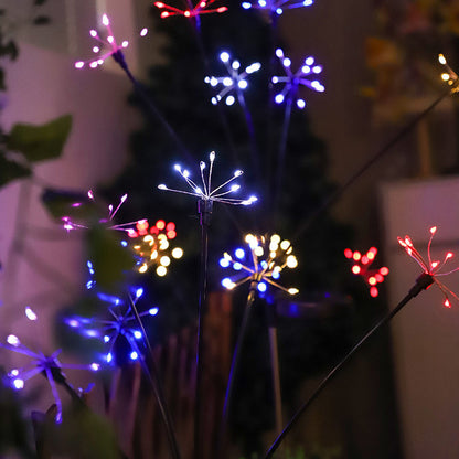 yinhendengshi Solar Ground Plug Small Fireworks Light（100pcs/box）High-quality performance Outdoor waterproof Functionality
