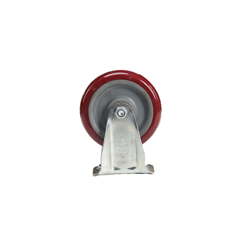 bainian GP Medium 3 inch Red PU Fixed Wheel