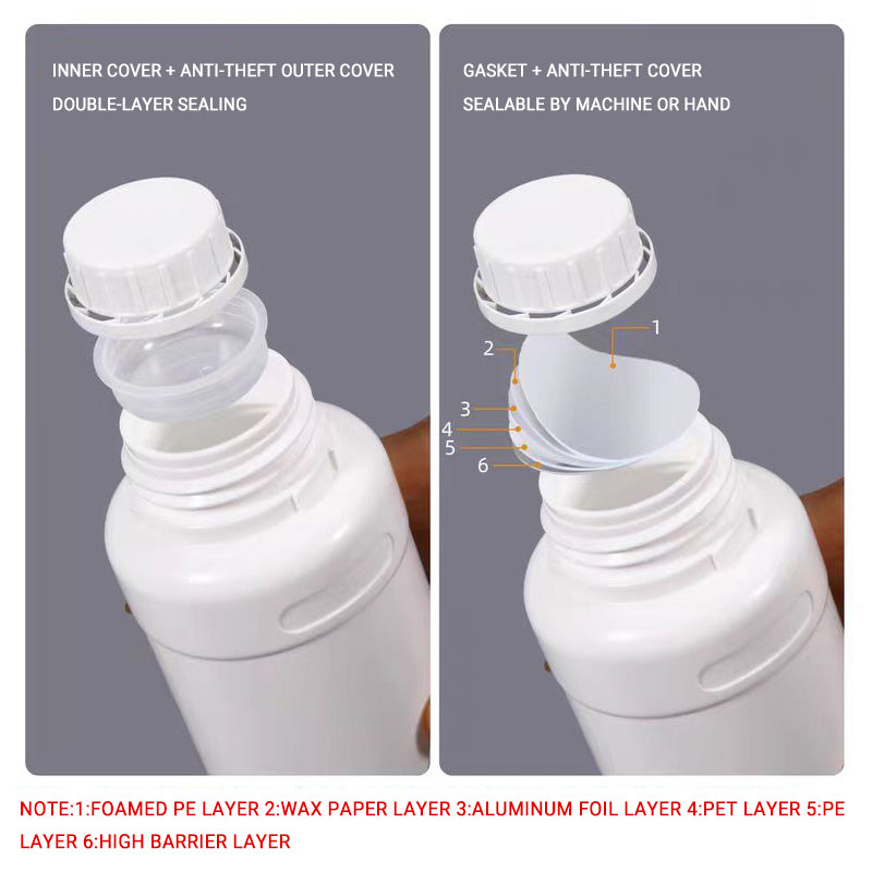 yuyuan HDPE high barrier plastic bottles
