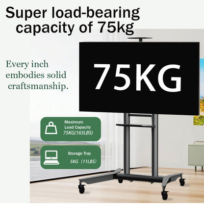 MASITE Mobile Floor-Standing TV Stand Rolling TV Cart Wheeled Floor-Standing TV Stand TV Wall Mount（Ask customer service for specific prices）