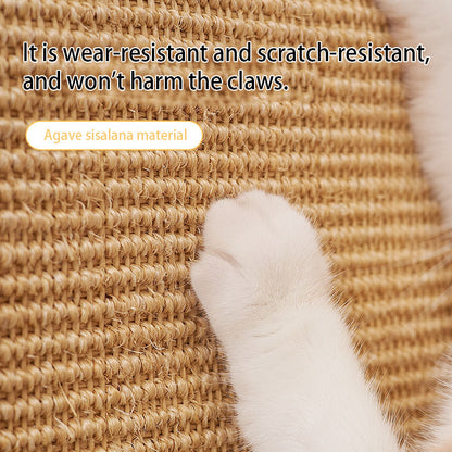 qingxitanye Original color sisal cat scratching mat （price inquiry） Natural and environmentally friendly, abrasion-resistant and scratch-resistant