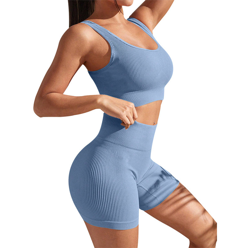 chentao Yoga vest and shorts suit(Please consult customer service for pricing)  The tracksuit is comfortable and elastic