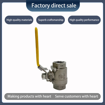 qingtang Two-piece threaded ball valve328TF010F20A1DRAF（Price consulting customer service）precision machining,Pressure and damage resistance