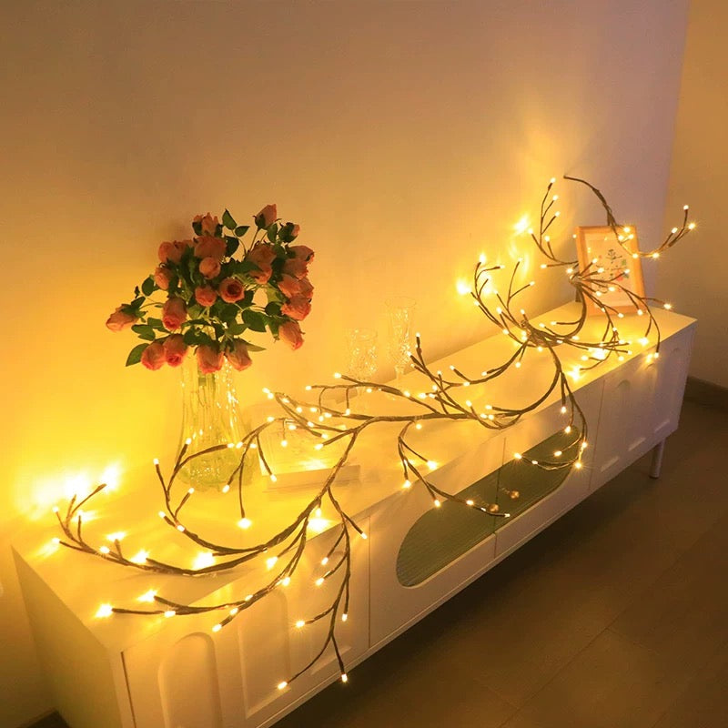 yinhendengshi  LED Vine Lights（40pcs/box）Wall-mountable  High-quality performance  Can be bent at will