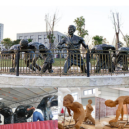 sanweiyishu FRP Custom Sculptures | Bronze Sculptural Crafts Custom Commercial Display Props & Landscape Art Ornaments(Please consult customer service for pricing)