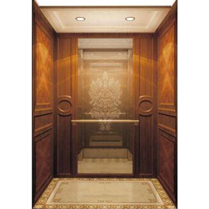 apashilongdianti Wooden decoration passenger villa elevatorAPSL-B09  Silent elevator Residential elevator