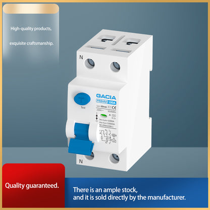jiaxiya Residual Current Circuit Breaker（RCCB）（Minimum order quantity: 60 pieces. Price inquiry ）millisecond - level response leakage current self - check