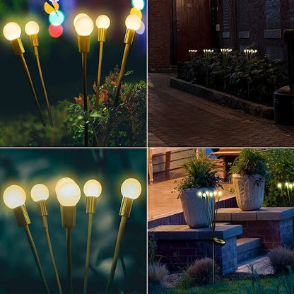 yinhendengshi Solar Ground Plug Constant Bright with Flashing Firefly Lights（100pcs/box）Charged by sunlight  0 charge