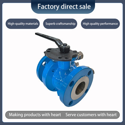 qingtang Two-piece cast fixed ball valve422FR020F01L1EKAF（Price consulting customer service）Cast Steel,Structurally sound