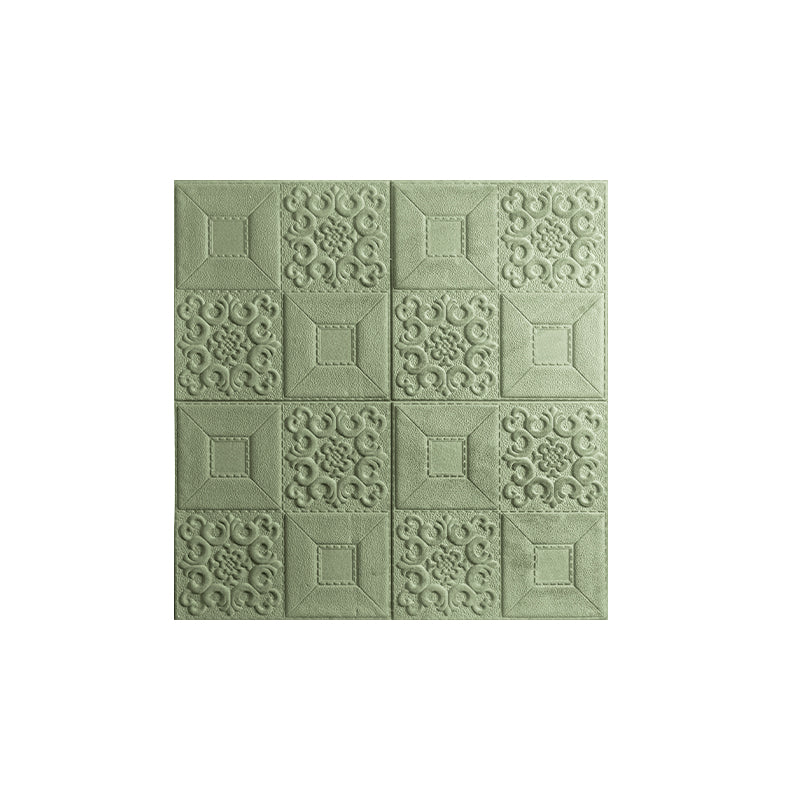 leiyue Plush Fabric Wall Stickers 1 sheet Thermal insulation wall sticker Wall Decoration