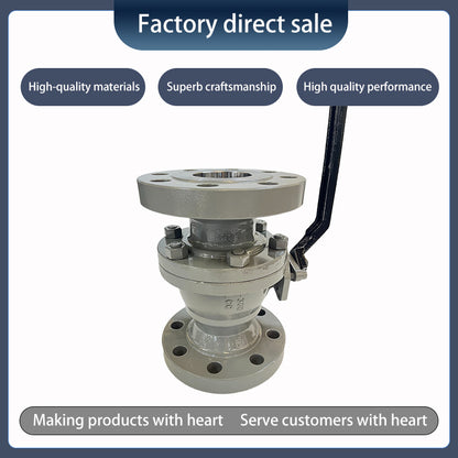 qingtang Two-piece flanged floating ball valve324FR030F03L1HTAF（Price consulting customer service）low voltage,Flexible opening and closing