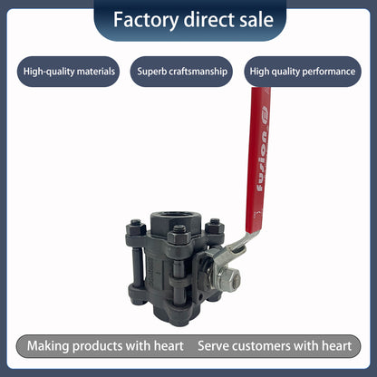 qingtang Three-piece bolted ball valve332TF010F08L1HVAF（Price consulting customer service）Easy disassembly and assembly,High pressure tolerance