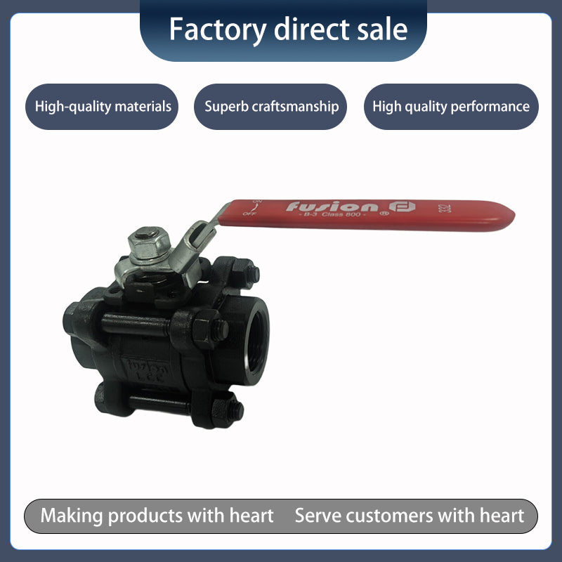 qingtang Three-piece bolted ball valve332TF010F08L1HVAF（Price consulting customer service）Easy disassembly and assembly,High pressure tolerance